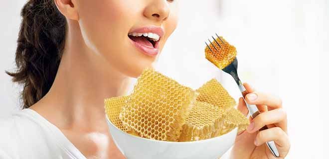 Мёд в сотах для ротовой полости