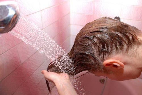 Мытье головы