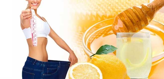 Вода с лимоном и медом для похудения
