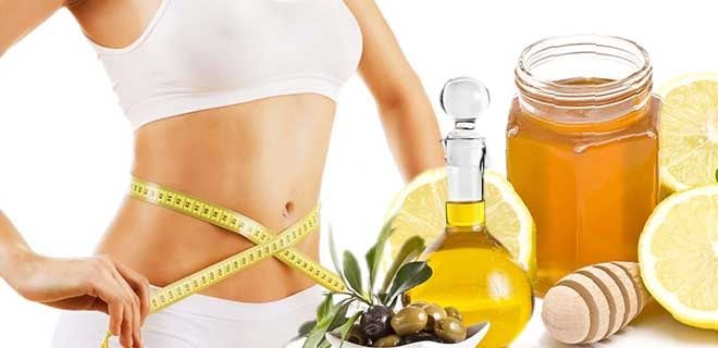 Мед, лимон, оливковое масло для похудения
