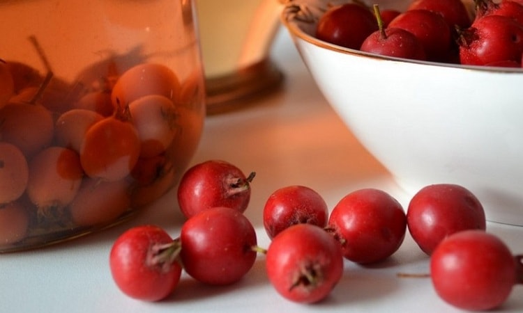 Распаренные ягоды боярышника тоже неплохо помогают снять боль в желудке.