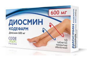 Диосмин 600 при лечении варикоза ног