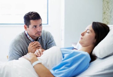 Переживания мужа в больнице