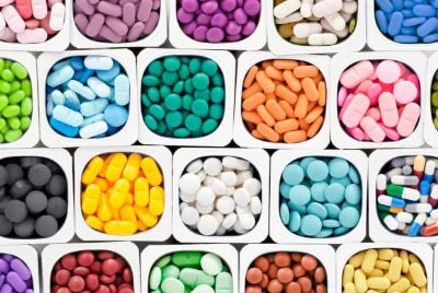 Разноцветные медикаменты