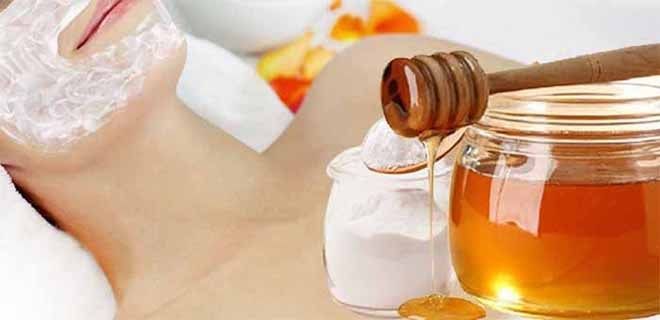 Мёд и сода для лица