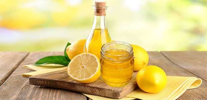 Мед, лимон, оливковое масло