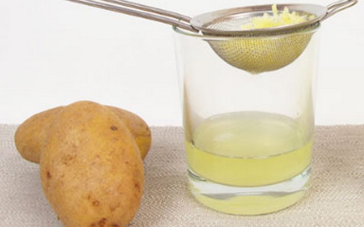 свежий картофельный сок тоже помогает устранить такой неприятный симптом.